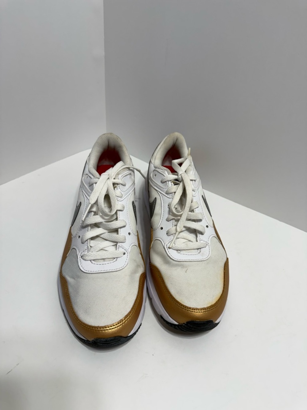 Nike Air Max SC Shoes Women's 5.5 White Metallic Sneaker CW4554-107 - Picture 3 of 7